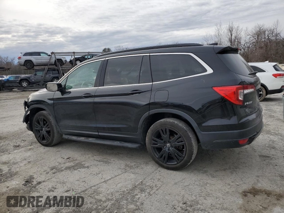 2021 Honda Pilot Special Edition with VIN 5FNYF6H24MB029437, listed as a Copart auction lot 48829155 with 60,875 mi miles and Salvage Title. Bid and sale history available at DreamBid. Image 2.