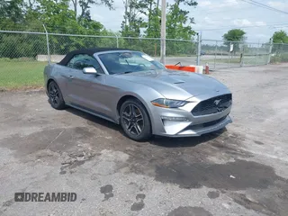 2023 Ford Mustang EcoBoost with VIN 1FATP8UH9P5105355, listed as a IAAI auction lot 42096353 with 49,073 mi miles. Bid and sale history available at carsss.com. Image 1.