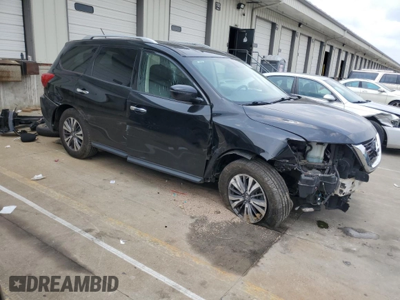 2018 Nissan Pathfinder SV with VIN 5N1DR2MM2JC625673, listed as a Copart auction lot 60851035 with 120,790 mi miles and Salvage title. Bid and sale history available at DreamBid. Image 4.