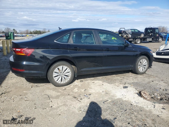 2019 Volkswagen Jetta S with VIN 3VWC57BU1KM190136, listed as a Copart auction lot 47593535 with 98,635 mi miles and Salvage Title. Bid and sale history available at carsss.com. Image 3.