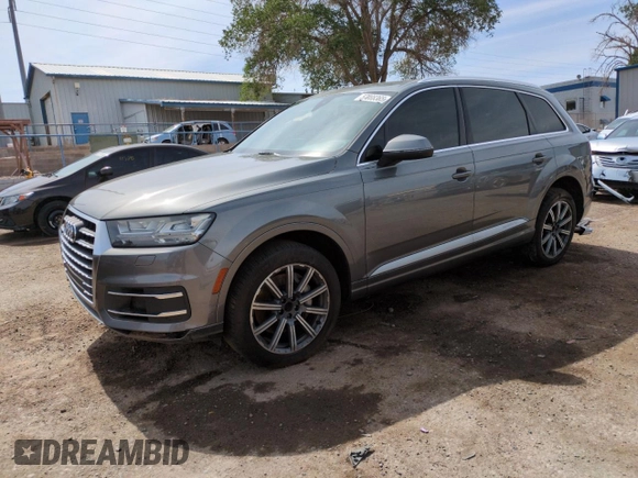 2017 Audi Q7 Premium Plus with VIN WA1LAAF74HD014776, listed as a Copart auction lot 57088365 with 152,853 mi miles and Salvage title. Bid and sale history available at DreamBid. Image 1.