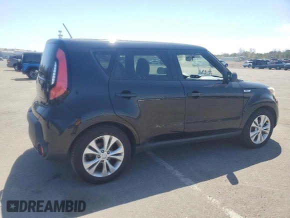 2015 Kia Soul + with VIN KNDJP3A57F7182016, listed as a Copart auction lot 54842805 with 215,332 mi miles and Clean Title. Bid and sale history available at carsss.com. Image 3.