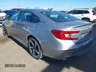 2019 Honda Accord Sedan Sport 1.5T with VIN 1HGCV1F3XKA006554, listed as a IAAI auction lot 41702809 with 102,724 mi miles. Bid and sale history available at carsss.com. Image 3.