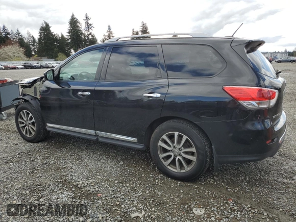 2015 Nissan Pathfinder SL with VIN 5N1AR2MM1FC658013, listed as a Copart auction lot 52911255 with 125,073 mi miles and Salvage title. Bid and sale history available at DreamBid. Image 2.