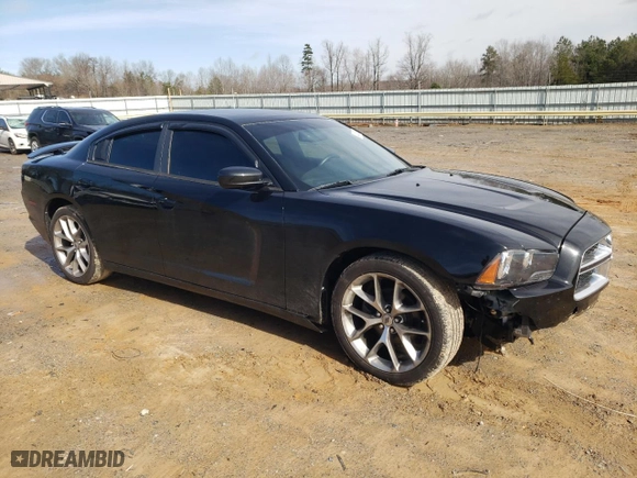 2013 Dodge Charger SXT Plus with VIN 2C3CDXHG0DH571411, listed as a Copart auction lot 44187605 with 147,358 mi miles and Salvage Title. Bid and sale history available at carsss.com. Image 4.