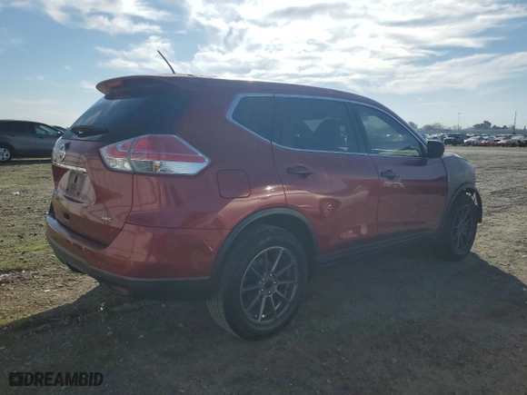 2016 Nissan Rogue SV with VIN KNMAT2MV1GP737495, listed as a Copart auction lot 47624735 with 155,574 mi miles and Salvage Title. Bid and sale history available at carsss.com. Image 3.