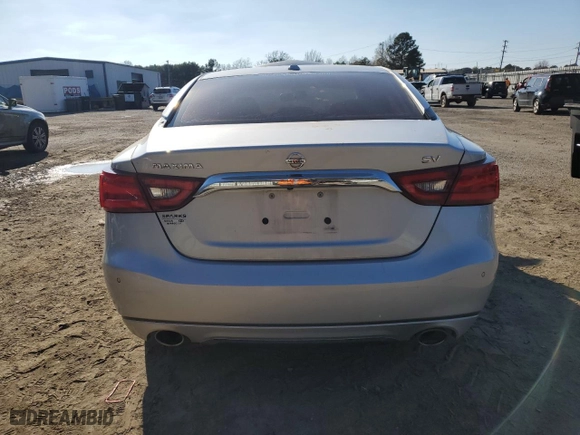 2017 Nissan Maxima SV with VIN 1N4AA6AP5HC443129, listed as a Copart auction lot 87247314 with 91,940 mi miles and Salvage Title. Bid and sale history available at carsss.com. Image 6.