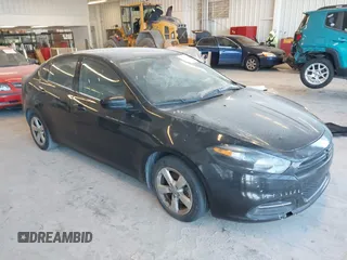 2016 Dodge Dart SXT with VIN 1C3CDFBB0GD717248, listed as a IAAI auction lot 41376813 with 157,454 mi miles. Bid and sale history available at carsss.com. Image 1.