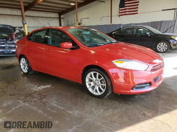 2013 Dodge Dart SXT with VIN 1C3CDFBA5DD156032, listed as a Copart auction lot 54359555 with 36,327 mi miles and Salvage Title. Bid and sale history available at carsss.com. Image 4.