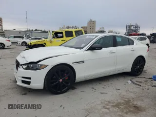 2019 Jaguar XE 25t with VIN SAJAS4FX5KCP51107, listed as a Copart auction lot 44332255 with 101,036 mi miles and Salvage Title. Bid and sale history available at carsss.com. Image 1.