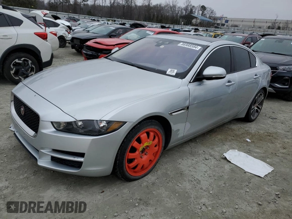 2017 Jaguar XE 35t Premium with VIN SAJAJ4BVXHA966719, listed as a Copart auction lot 86988594 with 76,678 mi miles and Clean Title. Bid and sale history available at carsss.com. Image 1.