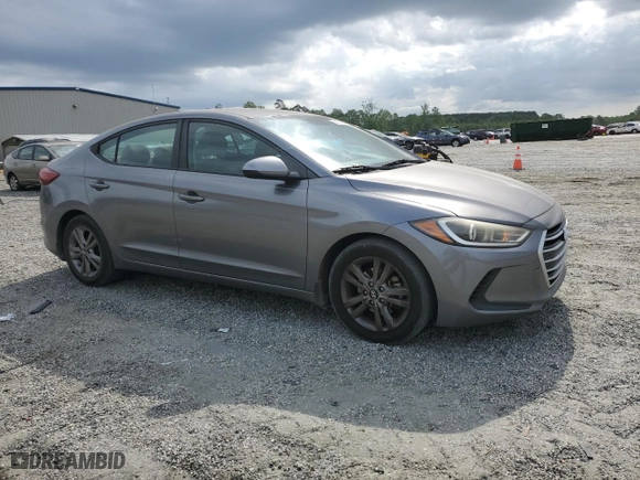 2017 Hyundai Elantra SE with VIN KMHD84LF8HU164436, listed as a Copart auction lot 54263305 with 145,692 mi miles and Clean Title. Bid and sale history available at carsss.com. Image 4.