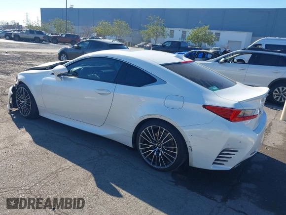 2015 Lexus RC 350 F Sport z VIN JTHHE5BC5F5002233, wystawiony jako IAAI lot #41338345 z przebiegiem 214 384 mil mil oraz . Historia ofert i sprzedaży dostępna na DreamBid. Obrazek 3.