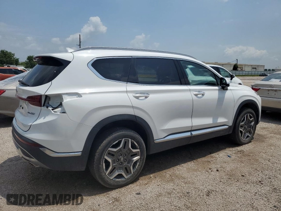 2023 Hyundai Santa Fe Limited with VIN 5NMS4DAL2PH517081, listed as a Copart auction lot 54197505 with 53,584 mi miles and Salvage Title. Bid and sale history available at DreamBid. Image 3.