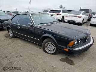 1986 BMW 6 Series 635CSi with VIN WBAEC8408G0613495, listed as a Copart auction lot 50785225 with 149,434 mi miles and Clean Title. Bid and sale history available at carsss.com. Image 4.