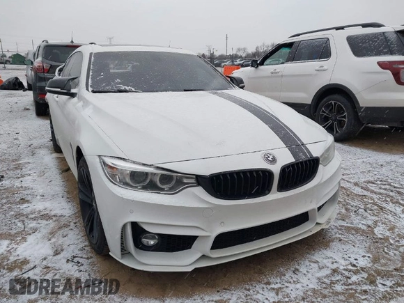 2017 BMW 4 Series 430i xDrive z VIN WBA4F9C54HG791712, wystawiony jako IAAI lot #41554381 z przebiegiem 106 013 mil mil oraz . Historia ofert i sprzedaży dostępna na DreamBid. Obrazek 1.