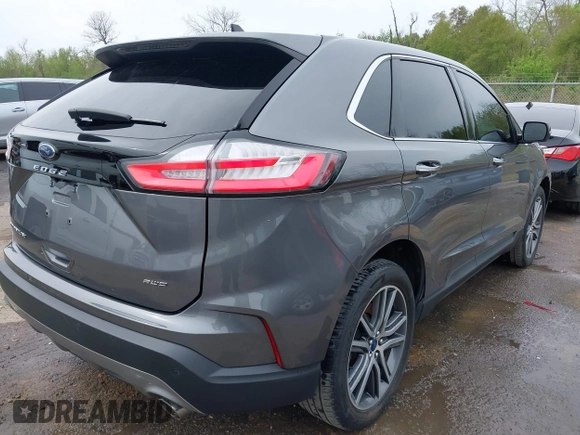 2022 Ford Edge Titanium with VIN 2FMPK4K93NBA14018, listed as a IAAI auction lot 41878548 with 52,515 mi miles. Bid and sale history available at carsss.com. Image 4.