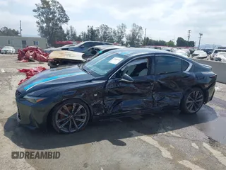 2021 Lexus IS 350 F Sport with VIN JTHGZ1B26M5040910, listed as a IAAI auction lot 42386842 with 26,627 mi miles and . Bid and sale history available at DreamBid. Image 6.