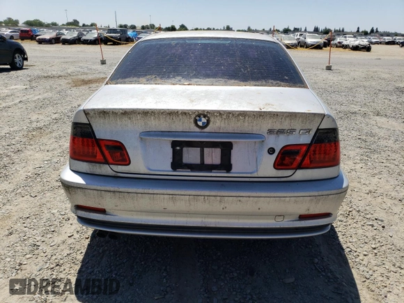 2002 BMW 3 Series 325Ci z VIN WBABN33492PG56069, wystawiony jako Copart lot #57800305 z przebiegiem 189 837 mil mil oraz Czysty tytuł • Clean title. Historia ofert i sprzedaży dostępna na DreamBid. Obrazek 6.