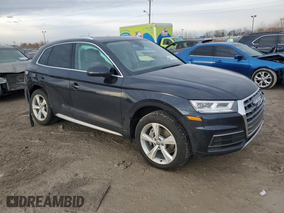 2020 Audi Q5 Premium Plus with VIN WA1BNAFY9L2074758, listed as a Copart auction lot 48193075 with 87,102 mi miles and Salvage Title. Bid and sale history available at carsss.com. Image 4.