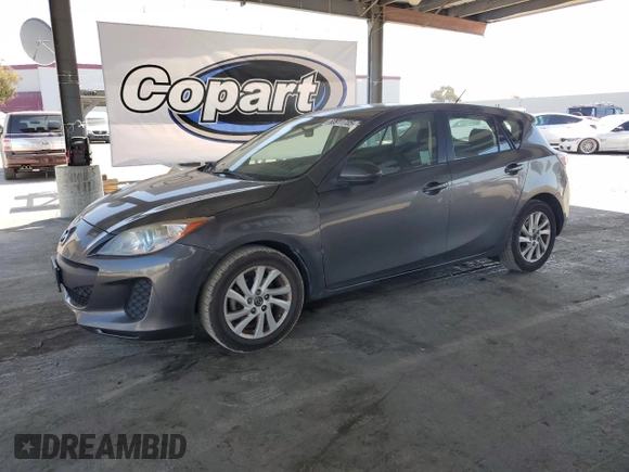 2013 Mazda 3 i Touring with VIN JM1BL1LP3D1736414, listed as a Copart auction lot 53911705 with 159,570 mi miles and Salvage Title. Bid and sale history available at carsss.com. Image 1.