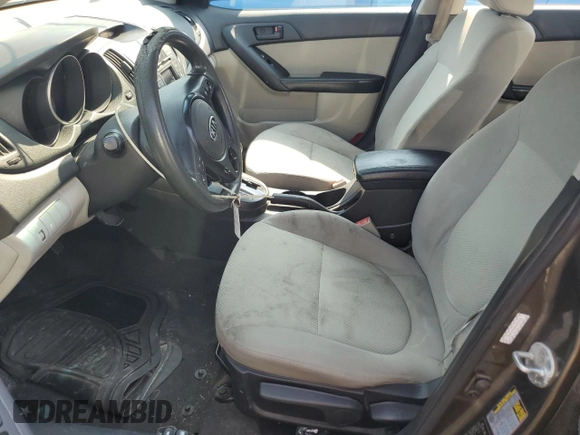 2010 Kia Forte EX with VIN KNAFU4A28A5837716, listed as a Copart auction lot 64754594 with 281,051 mi miles and Salvage Title. Bid and sale history available at carsss.com. Image 7.