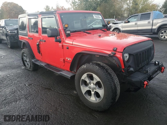 2018 Jeep Wrangler JK Unlimited Sahara with VIN 1C4HJWEG2JL923346, listed as a Copart auction lot 79563654 with 88,432 mi miles and Salvage Title. Bid and sale history available at carsss.com. Image 4.