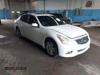 2012 Infiniti G25 Sedan Journey with VIN JN1DV6AP5CM700338, listed as a IAAI auction lot 41957359 with 139,888 mi miles. Bid and sale history available at carsss.com. Image 1.