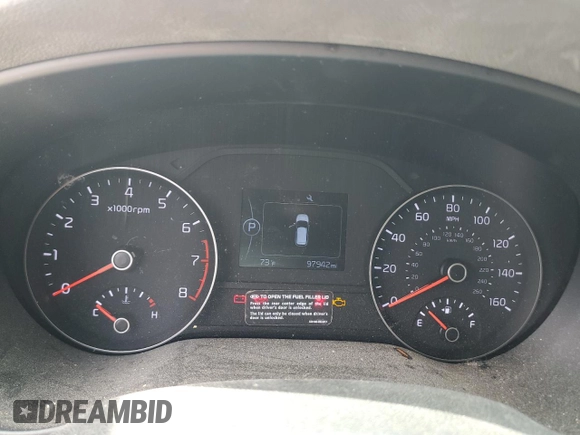 2018 Kia Sportage LX with VIN KNDPM3AC9J7345520, listed as a Copart auction lot 55182585 with 97,942 mi miles and Clean Title. Bid and sale history available at DreamBid. Image 9.