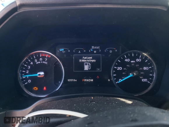 2021 Ford Super Duty F-250 SRW XL with VIN 1FT7W2BN2MEC87819, listed as a Copart auction lot 85683664 with 92,137 mi miles and Salvage Title. Bid and sale history available at carsss.com. Image 9.