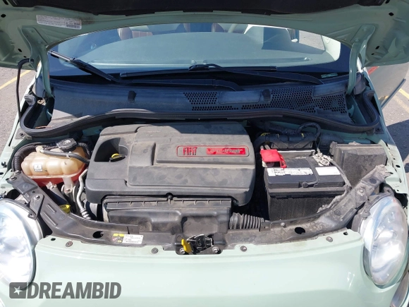 2013 FIAT 500 Lounge with VIN 3C3CFFCR5DT739516, listed as a IAAI auction lot 42439476 with 62,919 mi miles and . Bid and sale history available at DreamBid. Image 10.