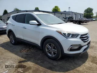 2017 Hyundai Santa Fe 2.4L z VIN 5NMZUDLB7HH018961, wystawiony jako Copart lot #60418395 z przebiegiem 107 830 mil mil oraz Czysty tytuł • Clean title. Historia ofert i sprzedaży dostępna na DreamBid. Obrazek 4.