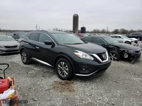 2017 Nissan Murano SL with VIN 5N1AZ2MG4HN199352, listed as a Copart auction lot 86450184 with 106,248 mi miles and Salvage Title. Bid and sale history available at carsss.com. Image 12.
