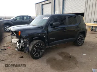 2021 Jeep Renegade Jeepster z VIN ZACNJDAB5MPM94301, wystawiony jako Copart lot #45766755 z przebiegiem 100 582 mil mil oraz Szkoda całkowita • Salvage title. Historia ofert i sprzedaży dostępna na DreamBid. Obrazek 1.