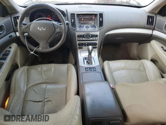2008 Infiniti G35 with VIN JNKBV61E88M202904, listed as a Copart auction lot 72612534 with 179,386 mi miles and Salvage Title. Bid and sale history available at DreamBid. Image 8.