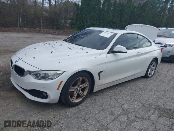 2015 BMW 4 Series 428i z VIN WBA3N3C56FK232443, wystawiony jako IAAI lot #39235619 z przebiegiem 134 041 mil mil oraz . Historia ofert i sprzedaży dostępna na DreamBid. Obrazek 2.