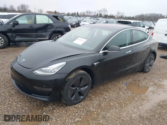 2018 Tesla Model 3 Long Range Battery with VIN 5YJ3E1EB1JF127289, listed as a IAAI auction lot 41484253 with 60,577 mi miles and . Bid and sale history available at DreamBid. Image 17.
