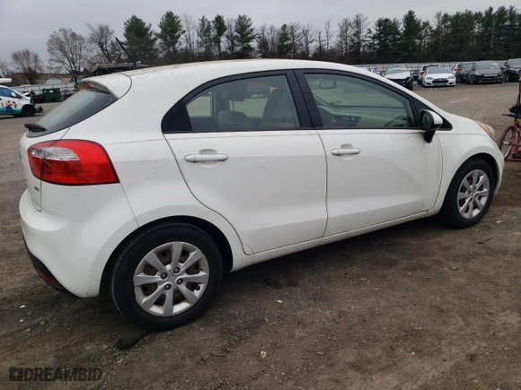 2013 Kia Rio LX with VIN KNADM5A32D6186958, listed as a Copart auction lot 49672675 with 65,342 mi miles and Salvage Title. Bid and sale history available at carsss.com. Image 3.