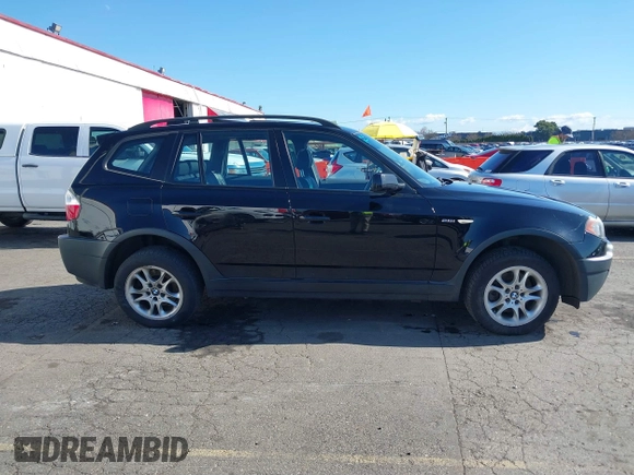 2004 BMW X3 2.5i with VIN WBXPA73444WB26471, listed as a IAAI auction lot 41702540 with 161,894 mi miles. Bid and sale history available at carsss.com. Image 13.