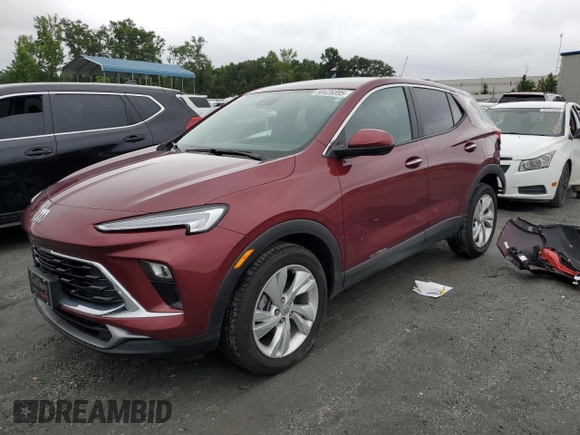 2025 Buick Encore GX Preferred with VIN KL4AMBSP5SB026657, listed as a Copart auction lot 58426895 with 7,105 mi miles and Salvage title. Bid and sale history available at DreamBid. Image 1.