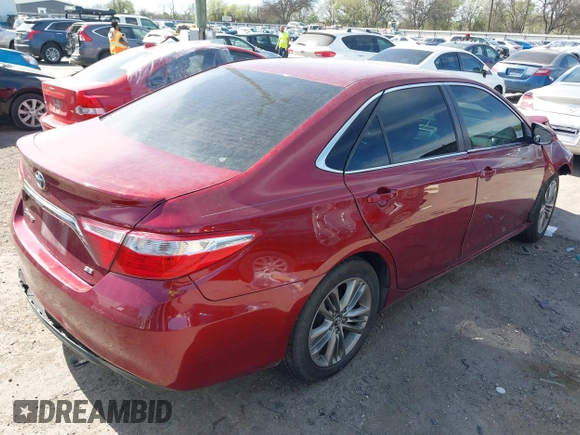 2017 Toyota Camry XLE with VIN 4T1BF1FK7HU796641, listed as a IAAI auction lot 41793040 with 117,282 mi miles. Bid and sale history available at carsss.com. Image 4.
