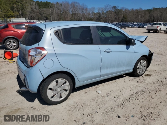 2016 Chevrolet Spark LS with VIN KL8CB6SA1GC613827, listed as a Copart auction lot 47198345 with 87,213 mi miles and Salvage Title. Bid and sale history available at carsss.com. Image 3.