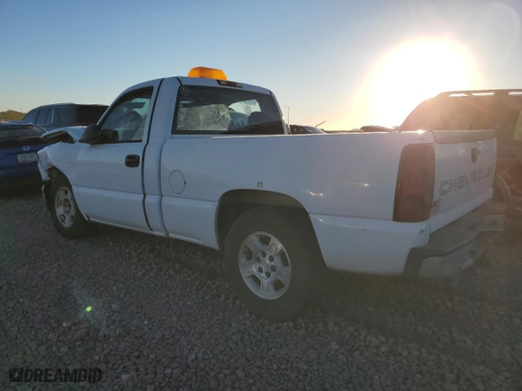 2004 Chevrolet Silverado 1500 LS with VIN 1GCEC14V54Z307206, listed as a Copart auction lot 76308604 with 0 mi miles and Salvage Title. Bid and sale history available at carsss.com. Image 2.