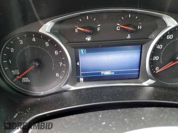 2021 Chevrolet Equinox LT z VIN 3GNAXKEV4ML358198, wystawiony jako Copart lot #55668225 z przebiegiem 71 690 mil mil oraz Szkoda całkowita • Salvage title. Historia ofert i sprzedaży dostępna na DreamBid. Obrazek 9.