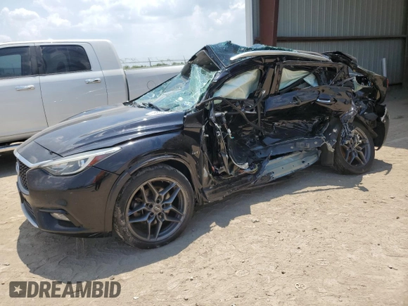 2017 Infiniti QX30 Sport with VIN SJKCH5CPXHA024790, listed as a Copart auction lot 66036294 with 0 mi miles and Non Repairable. Bid and sale history available at carsss.com. Image 1.