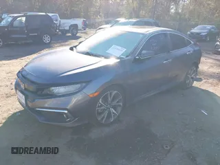 2020 Honda Civic Sedan Touring with VIN 19XFC1F97LE001901, listed as a IAAI auction lot 41048129 with 67,027 mi miles. Bid and sale history available at carsss.com. Image 17.