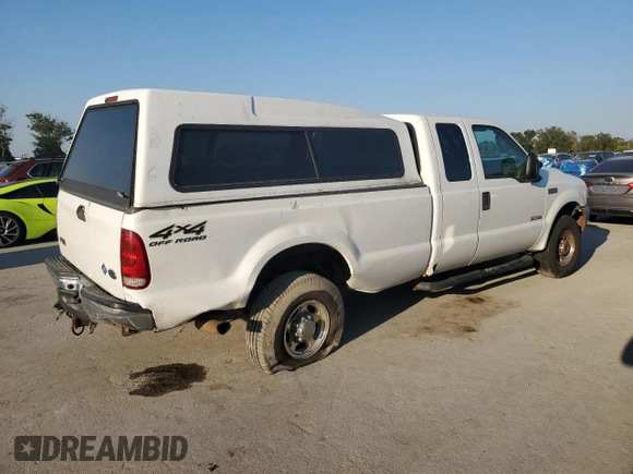 2003 Ford Super Duty F-250 XL with VIN 1FTNX21PX3ED46217, listed as a Copart auction lot 75094734 with 285,147 mi miles and Salvage Title. Bid and sale history available at carsss.com. Image 3.