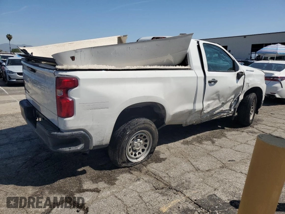 2023 Chevrolet Silverado 1500 Work Truck with VIN 3GCNAAEK3PG345399, listed as a Copart auction lot 52356875 with Not Provided miles and Clean Title. Bid and sale history available at carsss.com. Image 3.