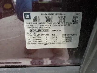 2017 GMC Acadia SLE z VIN 1GKKNLLS7HZ309386, wystawiony jako Copart lot #86871574 z przebiegiem 86 352 mil mil oraz Szkoda całkowita • Salvage title. Historia ofert i sprzedaży dostępna na DreamBid. Obrazek 13.