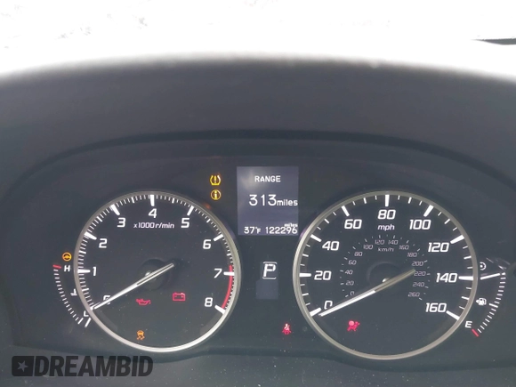 2016 Acura RDX with VIN 5J8TB4H31GL016117, listed as a IAAI auction lot 41747892 with 122,296 mi miles. Bid and sale history available at carsss.com. Image 7.